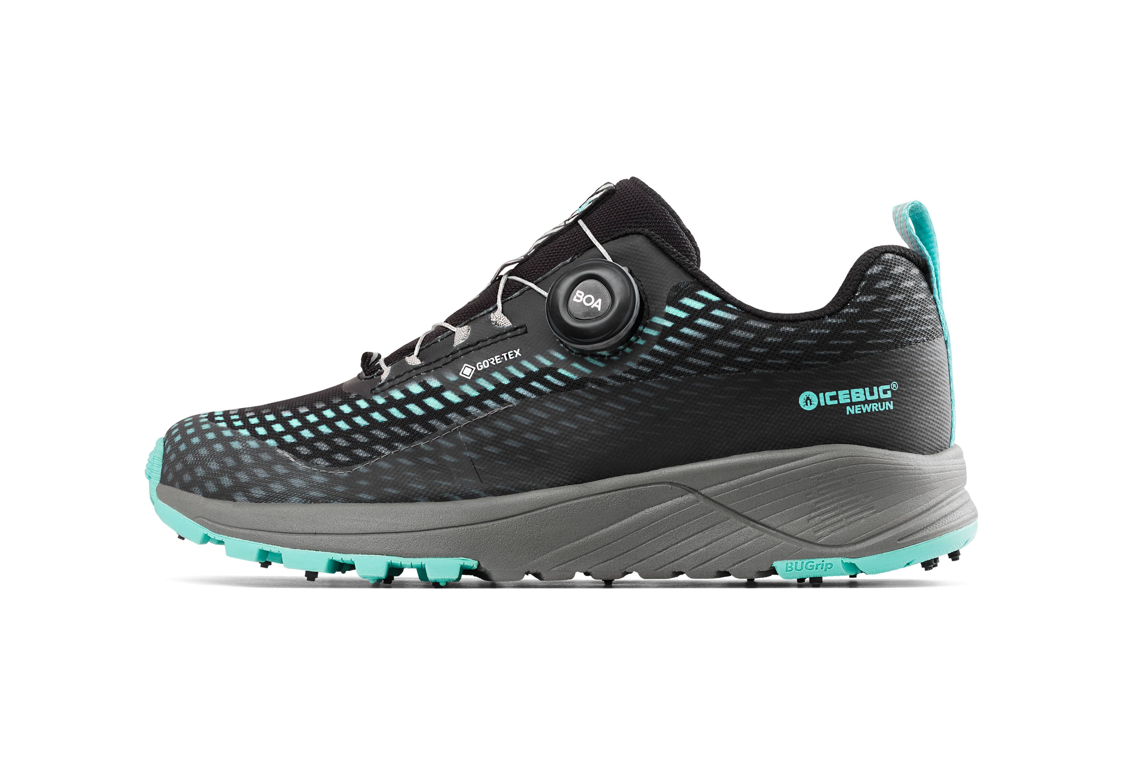 NewRun Women's BUGrip GTX - Black/JadeMist