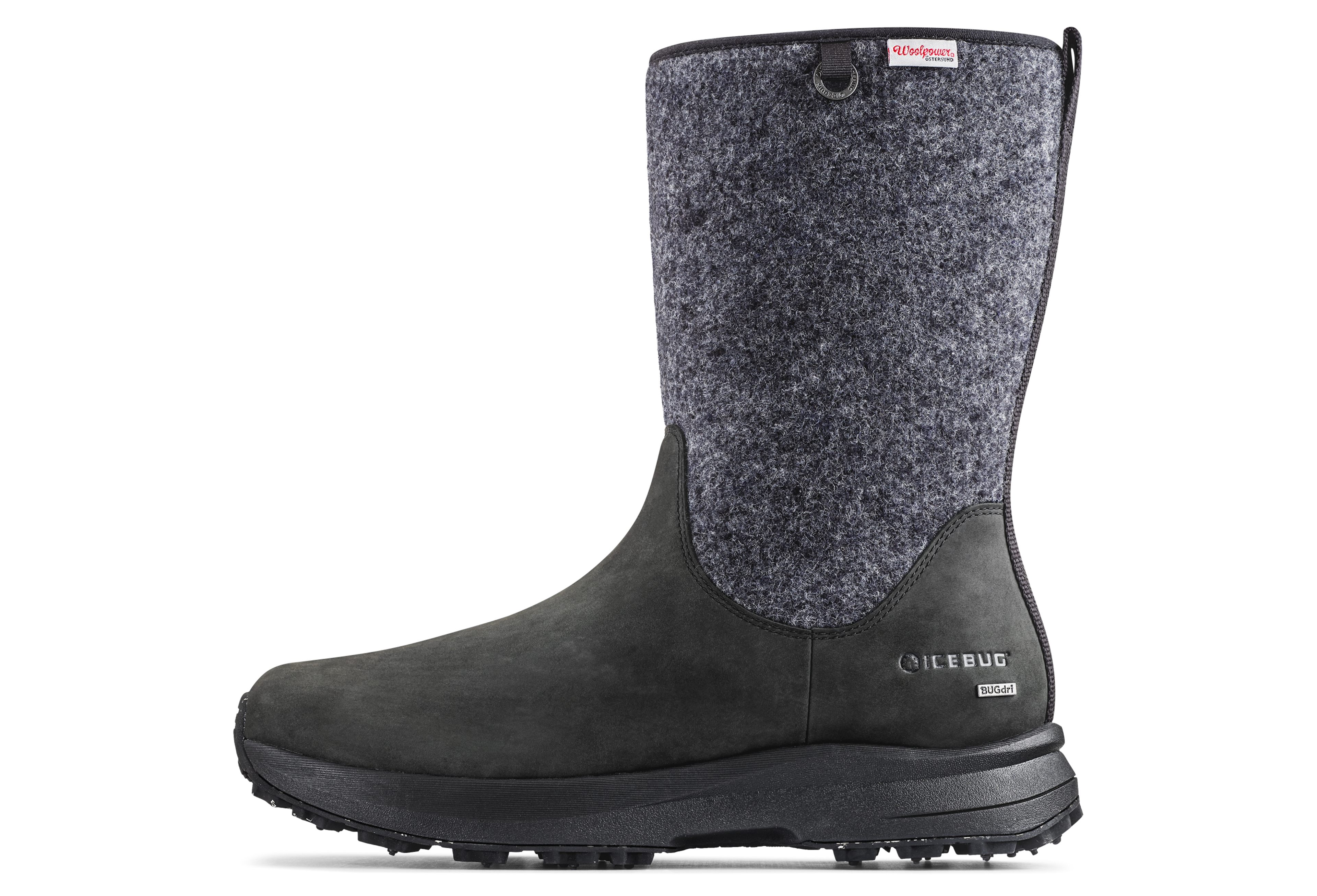 Grove ReWool Women's BUGrip - Black/Grey