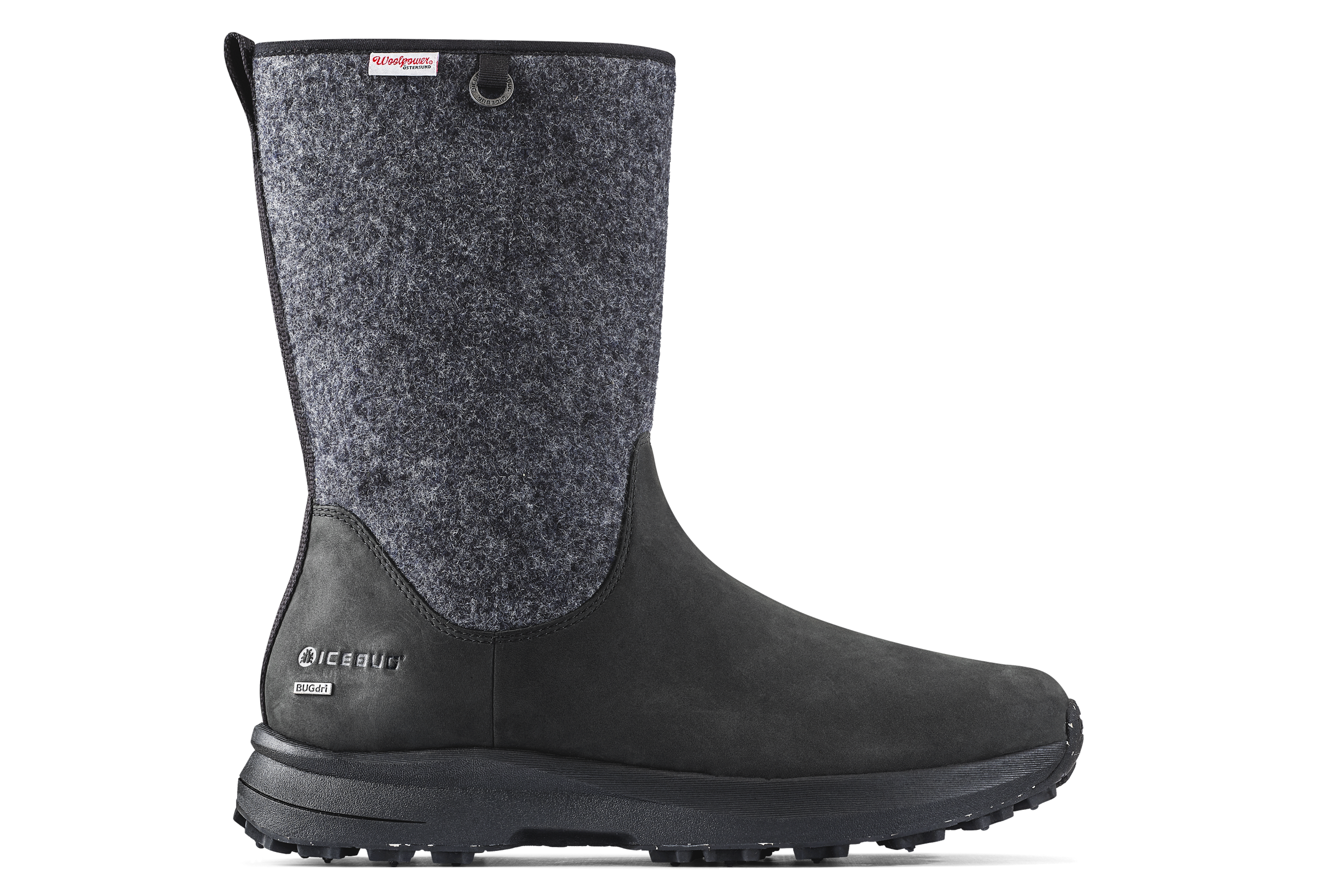 Grove ReWool Women's BUGrip - Black/Grey