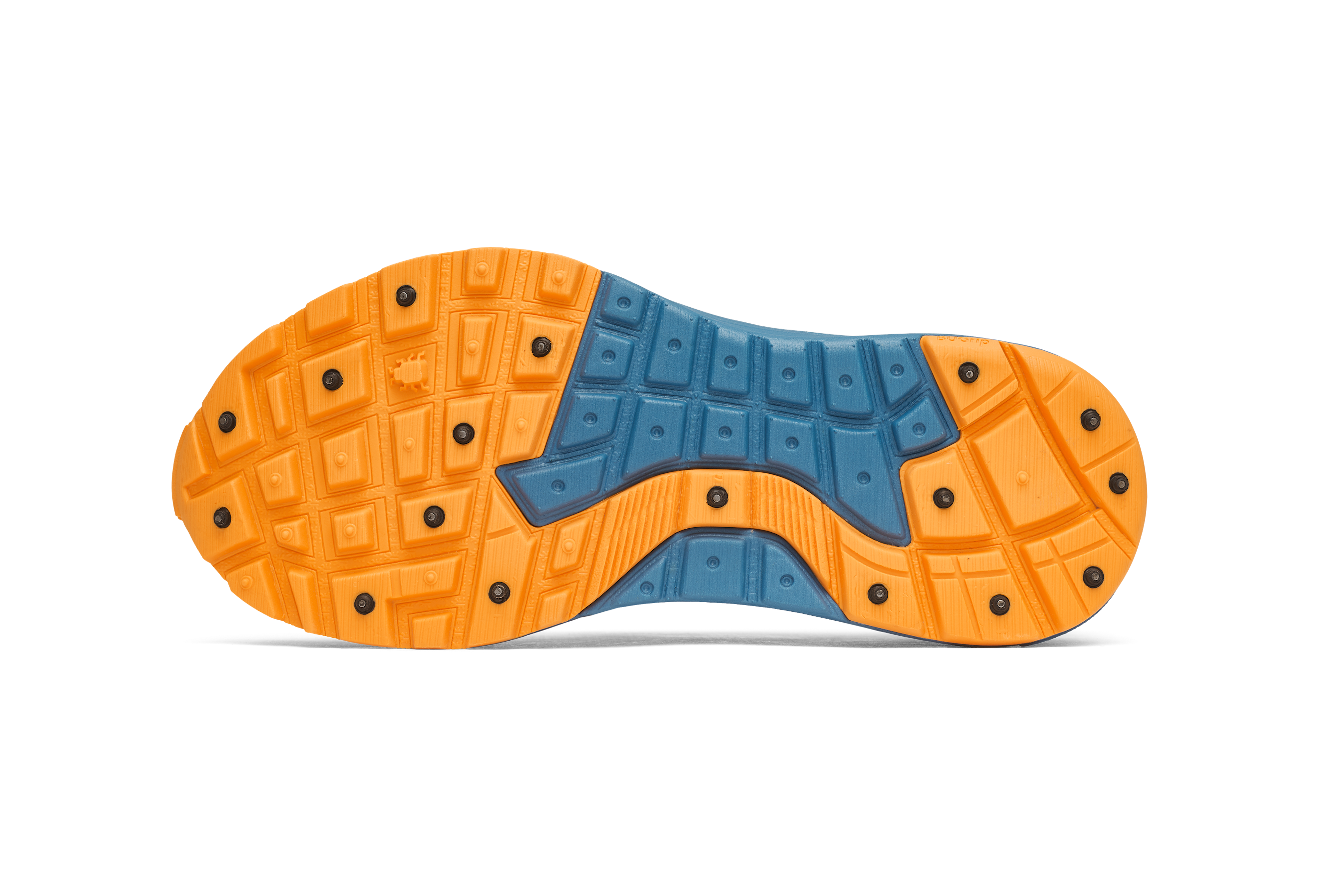 NewRun Men's BUGrip - MistBlue/Orange