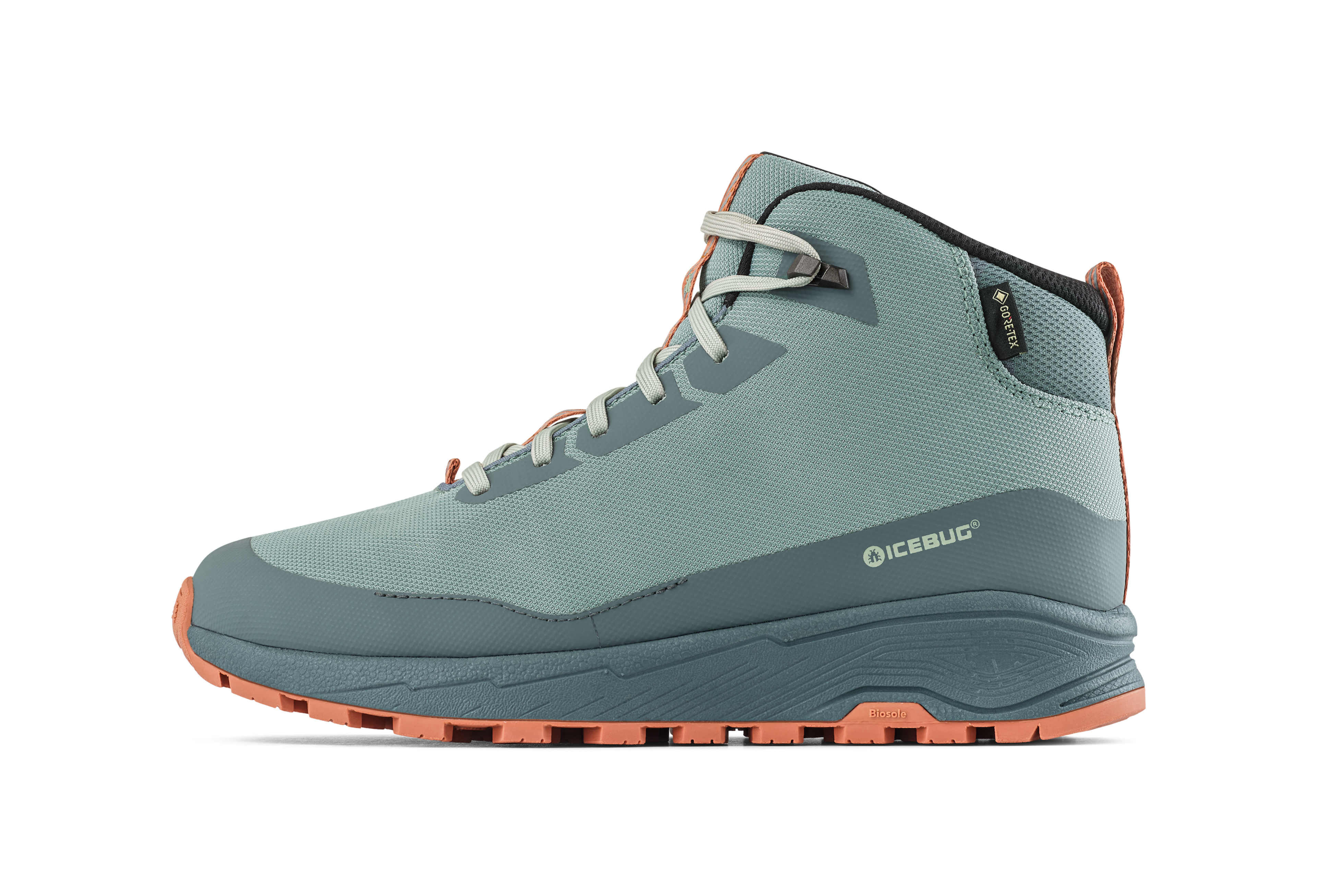Haze Mid Men's Biosole GTX - GreenStone/Orange